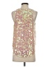 Moulinette Soeurs 100% Polyester Gold Tank Top Size 2 - photo 2