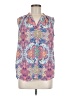 Violet & Claire 100% Polyester Blue Sleeveless Blouse Size M - photo 1