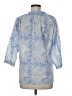 Yerse Blue 3/4 Sleeve Blouse Size Med (2) - photo 2