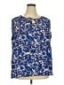 White Stag 100% Polyester Blue Sleeveless Blouse Size 20 - photo 1