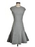 Theory Solid Gray Casual Dress Size 4 - photo 1
