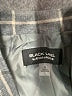 Black Label by Evan Picone 100% Polyester Plaid Gray Blazer Size 10 - photo 6