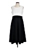 Studio One Color Block Black Casual Dress Size L - photo 1
