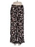 H&M 100% Viscose Animal Print Black Casual Pants Size S - photo 1