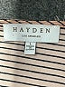 Hayden 100% Polyester Stripes Burgundy Long Sleeve Blouse Size L - photo 4