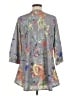 Unbranded Gray 3/4 Sleeve Blouse Size M - photo 2
