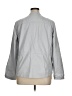 Liz Claiborne 100% Cotton Solid Gray Jacket Size XL - photo 2