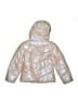 Nike 100% Polyester Metallic Silver Snow Jacket Size 6 - 7 - photo 2