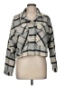 Miss Posh 100% Polyester Plaid Gray Jacket Size M - photo 1