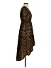 Hello Miss 100% Polyester Animal Print Brown Cocktail Dress Size S - photo 4
