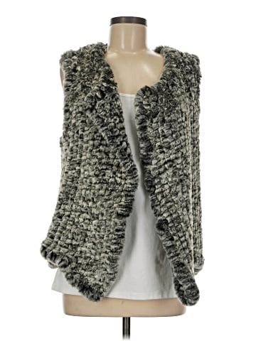 NANETTE Nanette Lepore Faux Fur Vest (view 1)