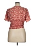 Lush 100% Polyester Red Short Sleeve Blouse Size XL - photo 2