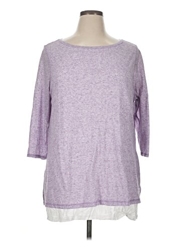 Zenergy by Chico's 3/4 Sleeve T-Shirt (view 1)