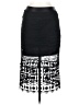 Bebe 100% Polyester Graphic Black Formal Skirt Size S - photo 1