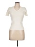 Bogari Ivory Short Sleeve Turtleneck Size L - photo 1