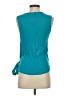 Entro Teal Sleeveless Blouse Size S - photo 2