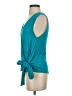 Entro Teal Sleeveless Blouse Size S - photo 5