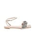 Bamboo Silver Sandals Size 8 - photo 1