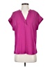 Cynthia Steffe 100% Polyester Pink Short Sleeve Blouse Size S - photo 1