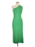 Unbranded 100% Polyester Solid Green Cocktail Dress Size L - photo 1