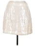 J.Crew Collection 100% Polyester Metallic Ivory Formal Skirt Size 6 - photo 1