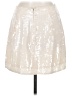 J.Crew Collection 100% Polyester Metallic Ivory Formal Skirt Size 6 - photo 2