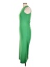 Unbranded 100% Polyester Solid Green Cocktail Dress Size L - photo 5