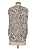 Joie Animal Print Ivory Sleeveless Blouse Size S - photo 2