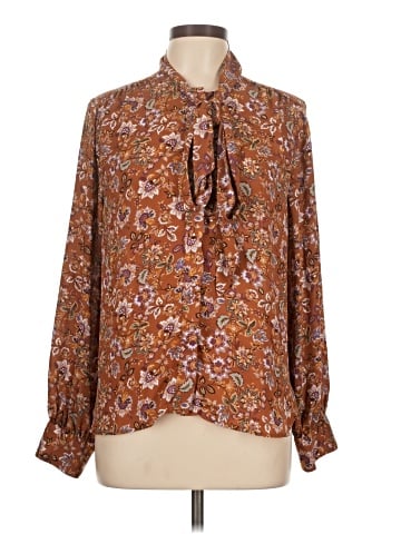 Ann Taylor LOFT Long Sleeve Blouse (view 1)