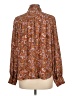 Ann Taylor LOFT Brown Long Sleeve Blouse Size L - photo 2