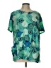 Butter-Soft Green Short Sleeve Top Size L - photo 1