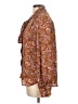 Ann Taylor LOFT Brown Long Sleeve Blouse Size L - photo 5
