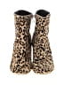 Halogen Animal Print Tan Ankle Boots Size 7 - photo 2