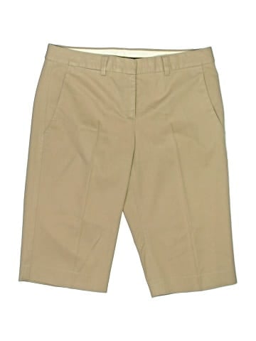 Theory Khaki Shorts (view 1)