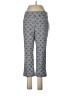 Margaret M Print Gray Casual Pants Size L - photo 1