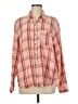 Universal Thread 100% Cotton Plaid Pink Long Sleeve Button-Down Shirt Size M - photo 1