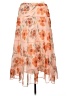 Coldwater Creek 100% Polyester Floral Orange Casual Skirt Size M (petite) - photo 2
