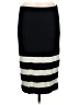 Elle Stripes Black Casual Skirt Size M - photo 1