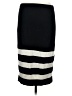 Elle Stripes Black Casual Skirt Size M - photo 2