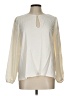 J.Crew 100% Polyester Ivory Long Sleeve Blouse Size L - photo 1