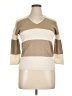 Preswick & Moore Color Block Tan Pullover Sweater Size XL (petite) - photo 1