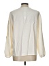 J.Crew 100% Polyester Ivory Long Sleeve Blouse Size L - photo 2