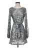 Forever 21 Metallic Silver Cocktail Dress Size S - photo 1