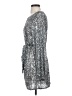 Forever 21 Metallic Silver Cocktail Dress Size S - photo 5