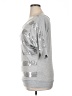 Love Rocks Metallic Silver Short Sleeve Top Size XL - photo 5
