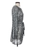 Forever 21 Metallic Silver Cocktail Dress Size S - photo 4