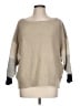 Alice + Olivia Color Block Tan Pullover Sweater Size L - photo 1