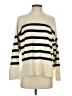 Commense Stripes Ivory Turtleneck Sweater Size S - photo 1
