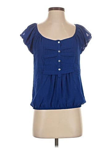 Max Studio Short Sleeve Blouse (view 1)