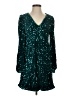 Shein Stars Teal Cocktail Dress Size 4 - photo 1